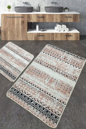 Mijölnir Juego de alfombras de baño Raquel Multicolor (2 piezas)